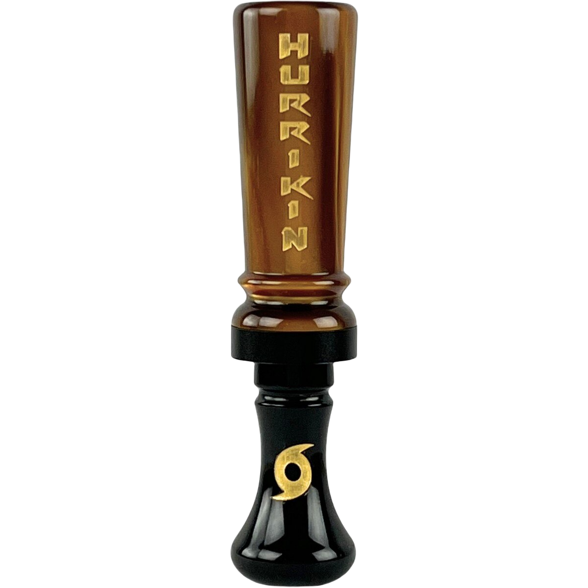 Image of Elite Duck Calls Big Hurrikin Single Reed Duck Call - Brown Pearl Black