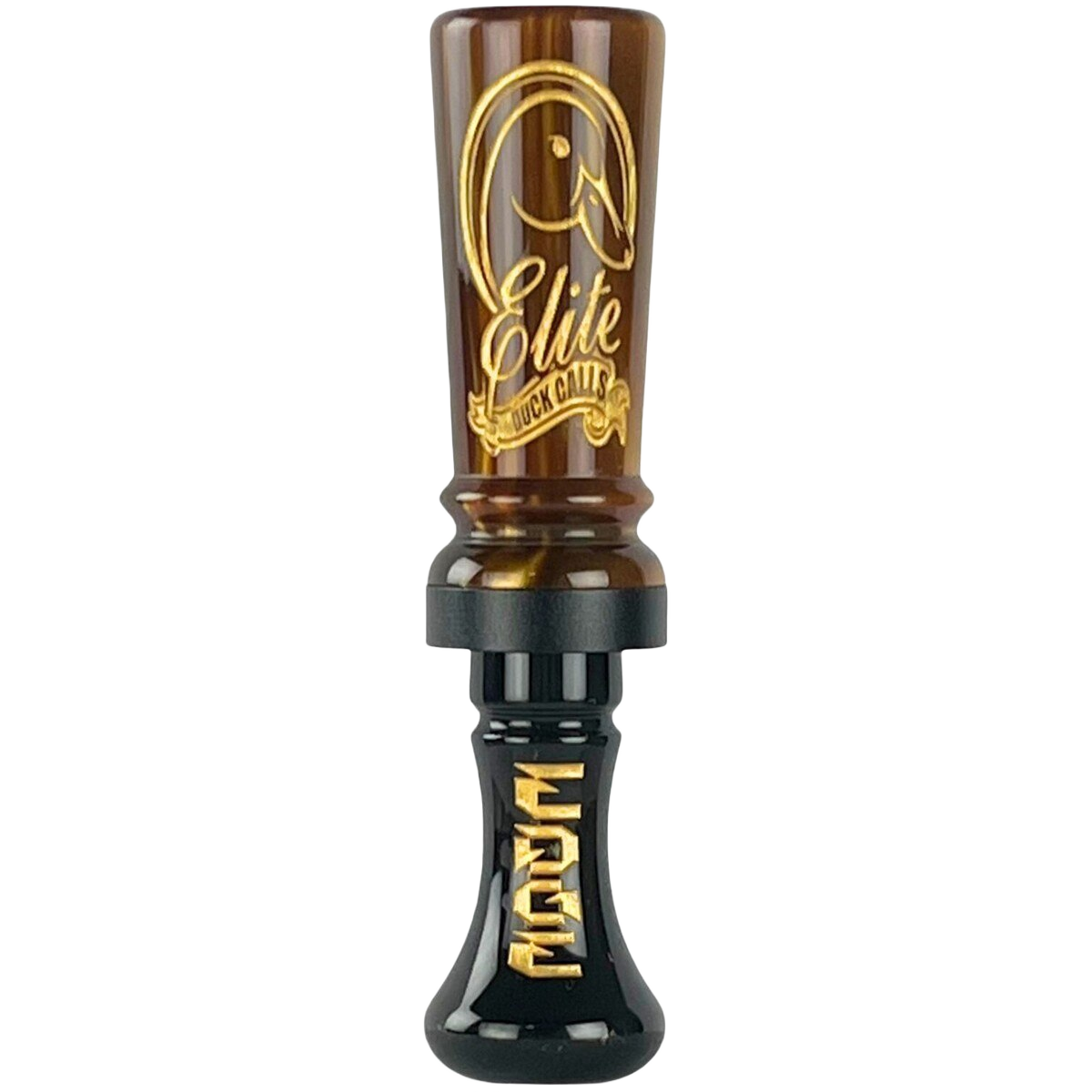 Image of Elite Edge Double Reed Duck Call - Brown Pearl/Black