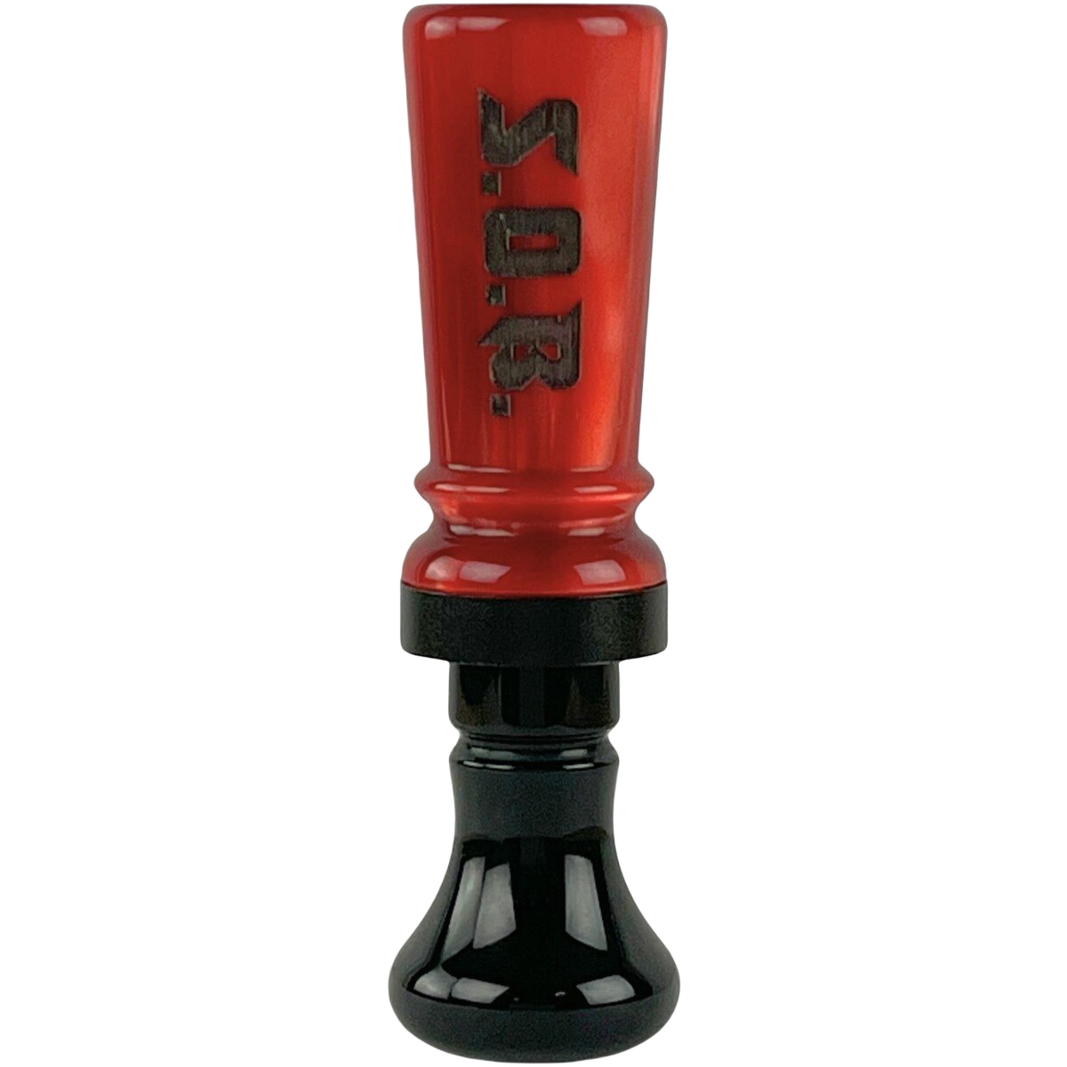 Image of Elite Son Of The Butcher Single Reed Cutdown Duck Call - Red Pearl/Black