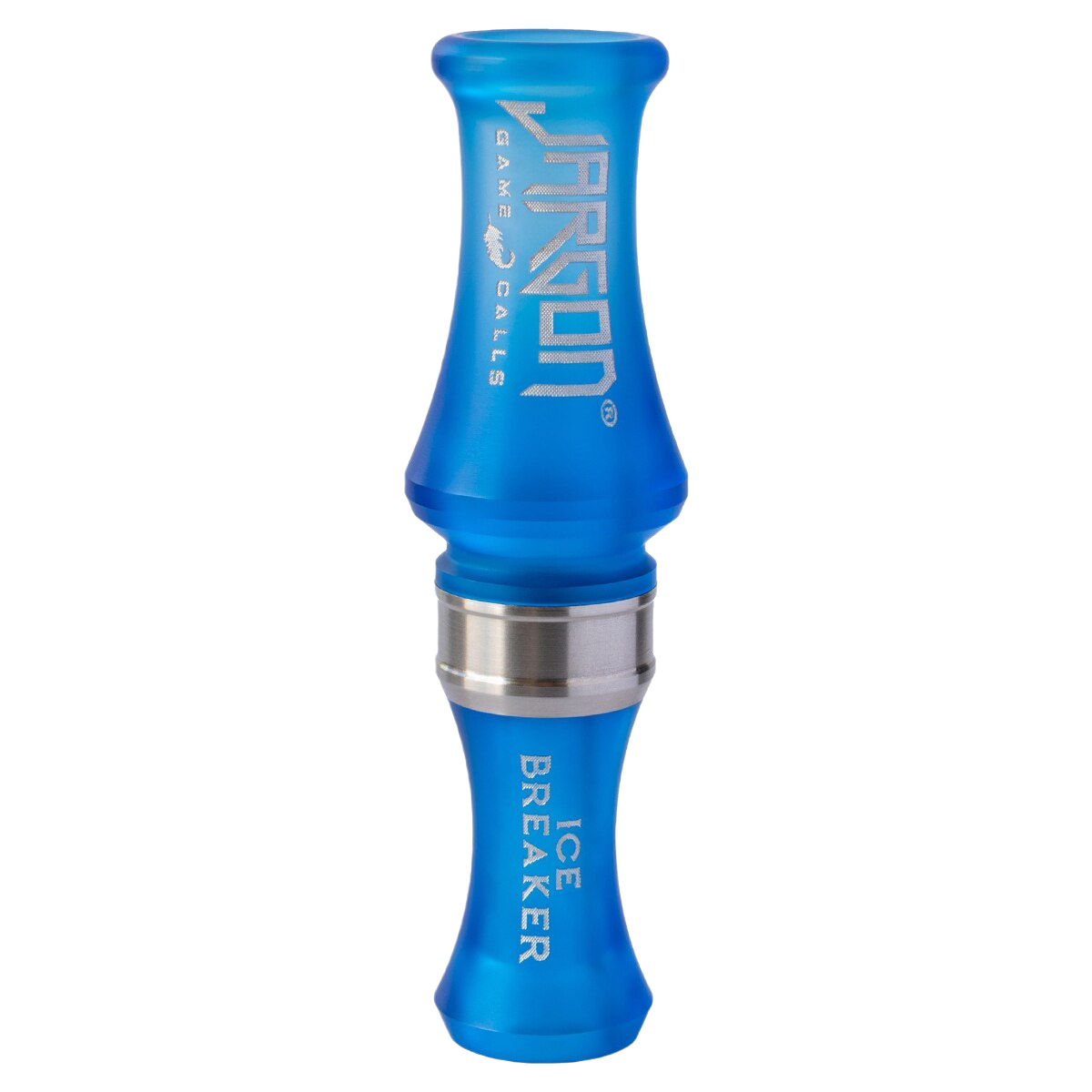 Image of Jargon Ice Breaker Double Reed Duck Call - Translucent Blue