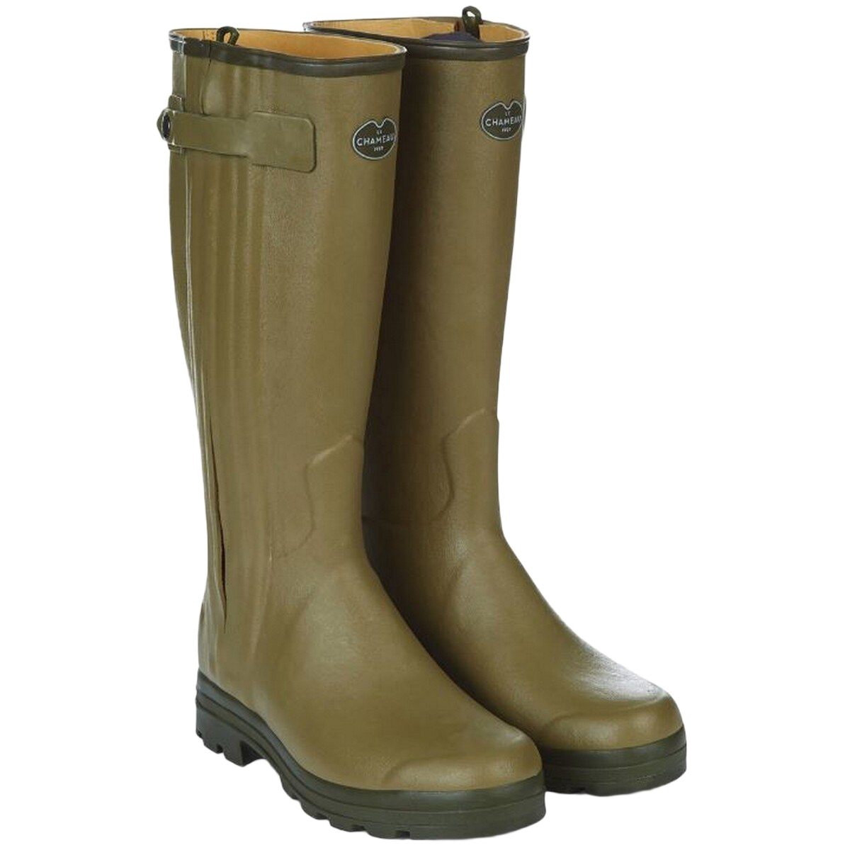 Image of Le Chameau Men's Chasseur Leather Lined Boots