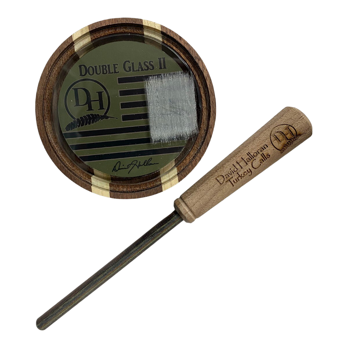 Image of David Halloran Double Glass 2 Friction Turkey Call