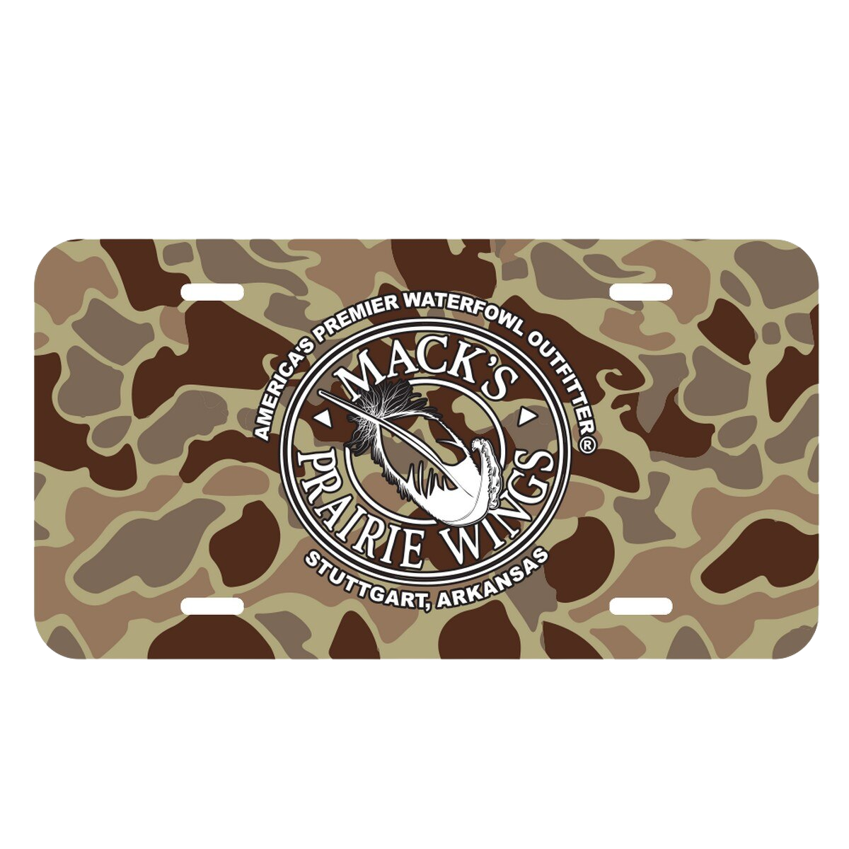 Image of MPW Aluminum Embossed License Plate
