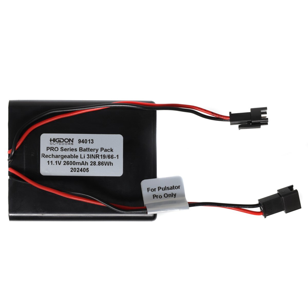 Image of Higdon Pro Series Single Battery Pack 12V