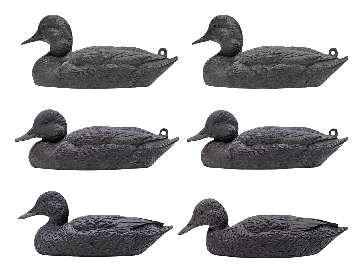 Image of Rig'Em Right Blackouts Waterfowl Duck Decoys 6 Pack