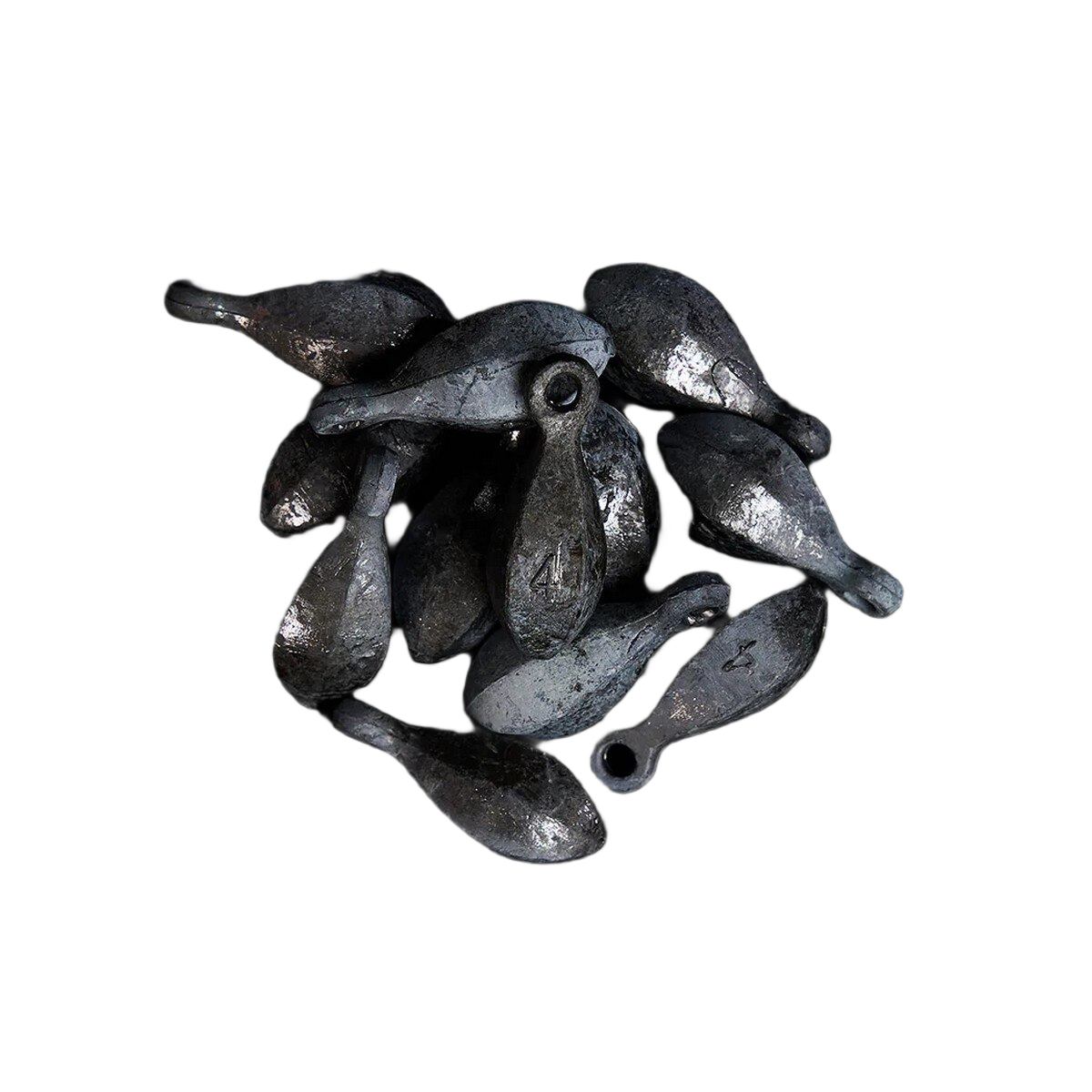 HEYDAY 3oz Teardrop Anchorpoint Weights 12 Pack