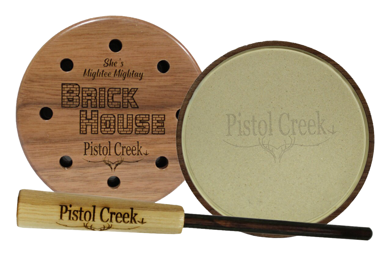 Pistol Creek Brickhouse Ceramic Turkey Pot Call - Pistol Creek