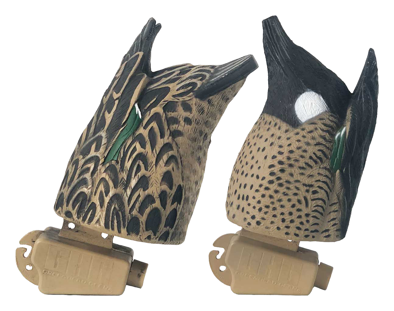 GHG Pro Grade Blue-Winged Teal Butt-Up Feeder Decoys 2 Pack - Greenhead Gear