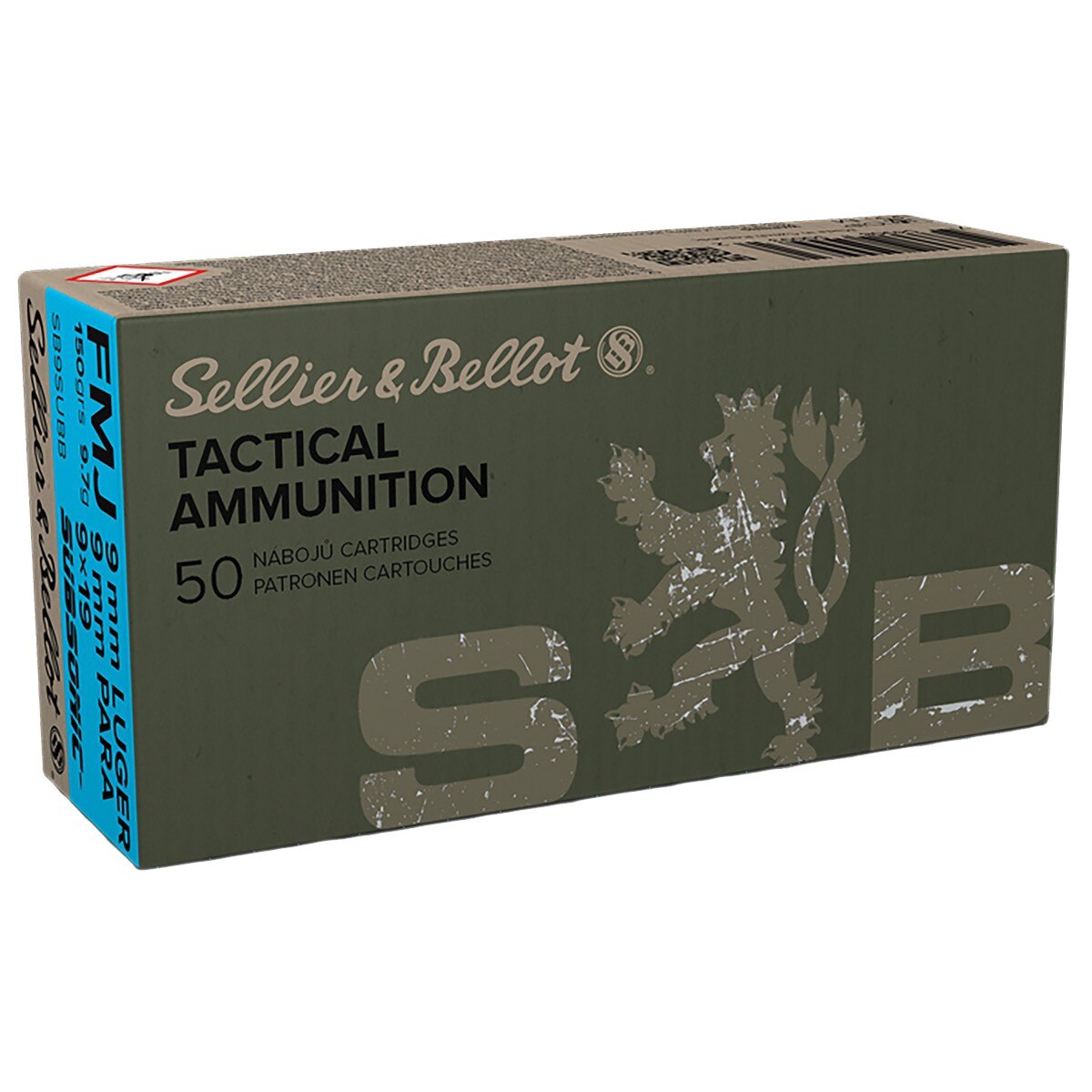 Sellier & Bellot 9mm Subsonic 150 gr Full Metal Jacket 50 Rd - Bass Pro Shops