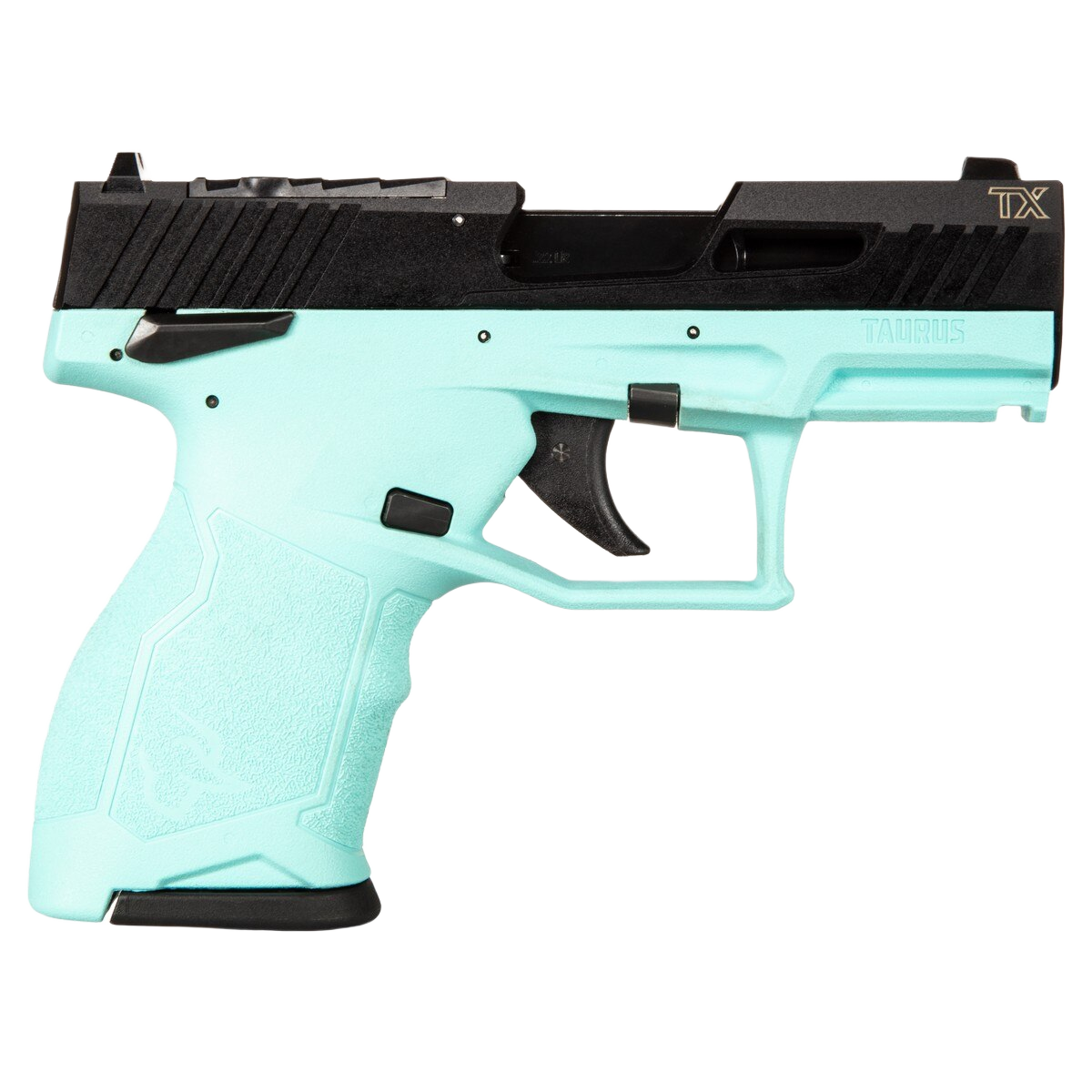 Image of "Taurus TX22 Compact 22 LR 13 Rds 3.6"" Cyan Black"