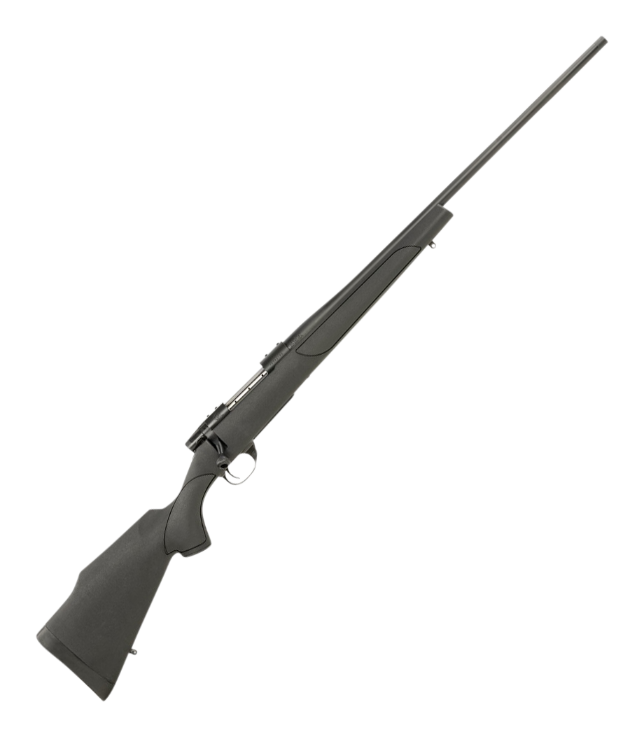 Weatherby Vanguard Obsidian .25-06 Remington Bolt Action Rifle, Black - Sleek Black Finish with High-Performance Accuracy - VTX256RR4T - Weatherby