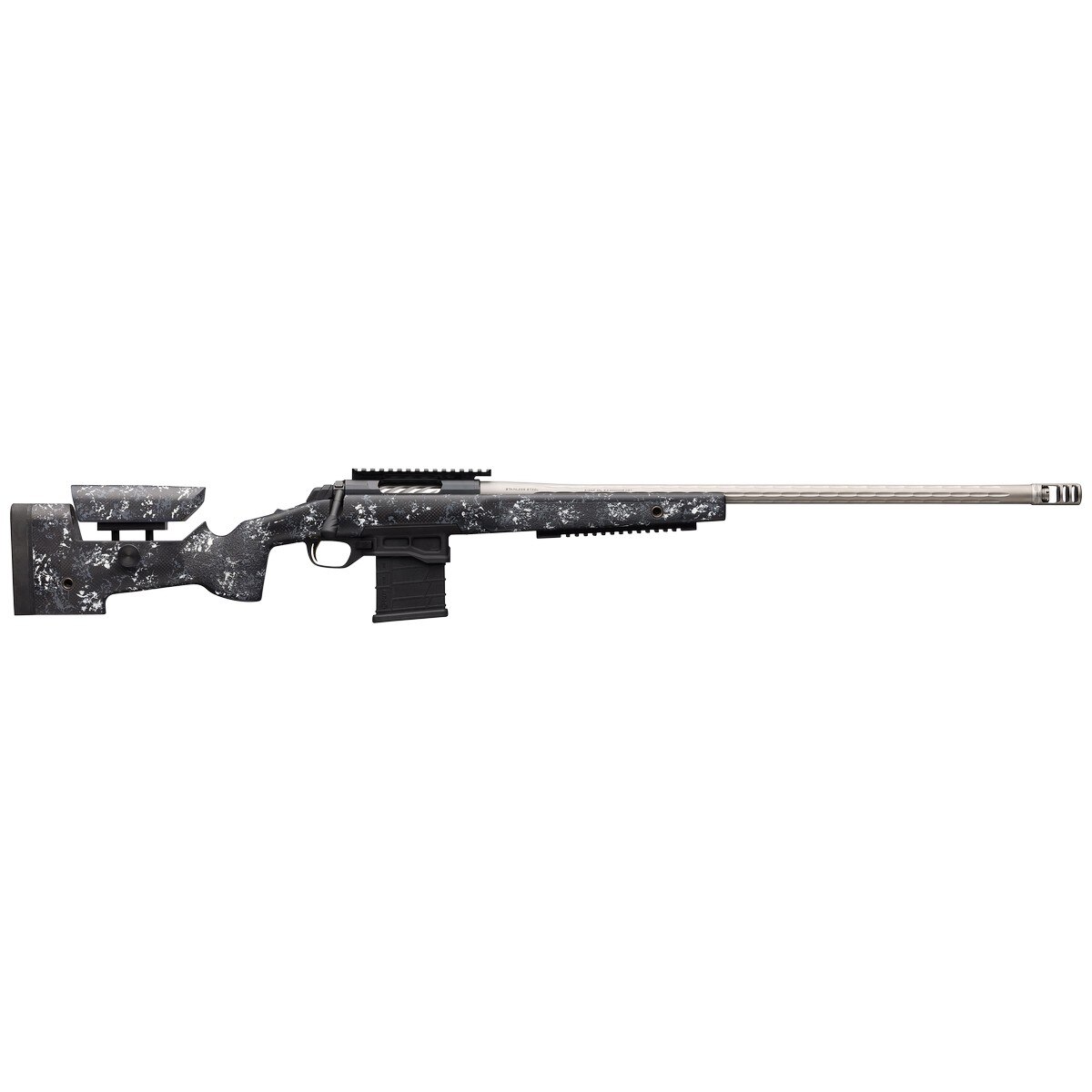 Browning XBolt Target Pro McMillan 65 Creedmoor 26 Black with Gray  White
