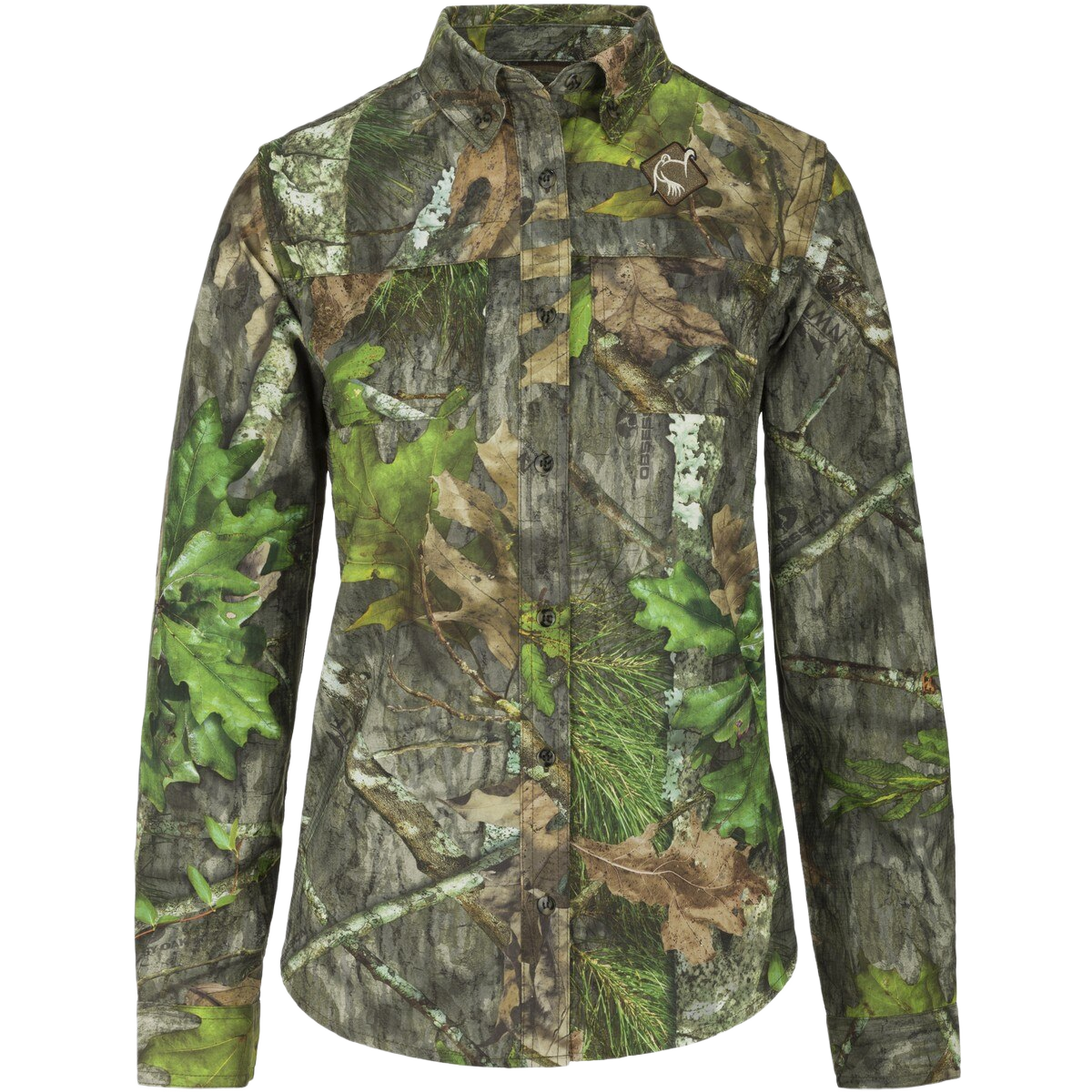 Image of Ol'Tom Women's Mesh Back Flyweight Shirt 2.0 - Mossy Oak Obsession