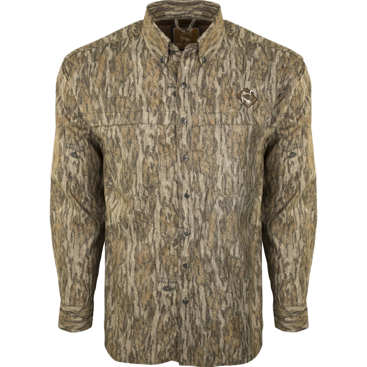 Image of Ol'Tom Youth Mesh Back Flyweight Shirt 2.0 - Mossy Oak Bottomland - 16