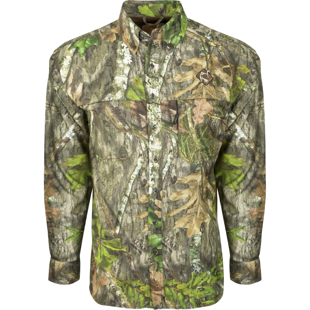 Image of Ol'Tom Mesh Back Flyweight Shirt With Spine Pad - Mossy Oak Obsession - M
