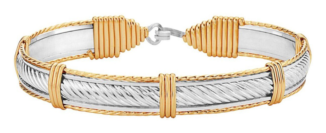 Image of Ronaldo Admire Bracelet silver and Gold