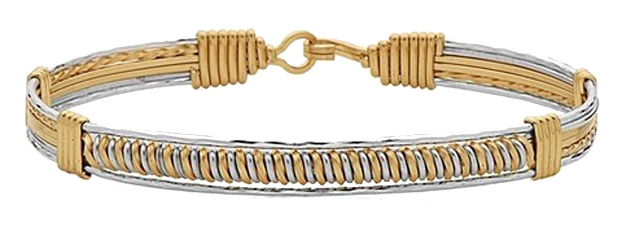 Image of Ronaldo Magic Moments Gold and Silver Bracelet