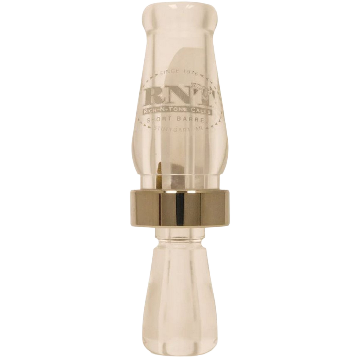Image of RNT Short Barrel Single Reed Duck Call - Clear