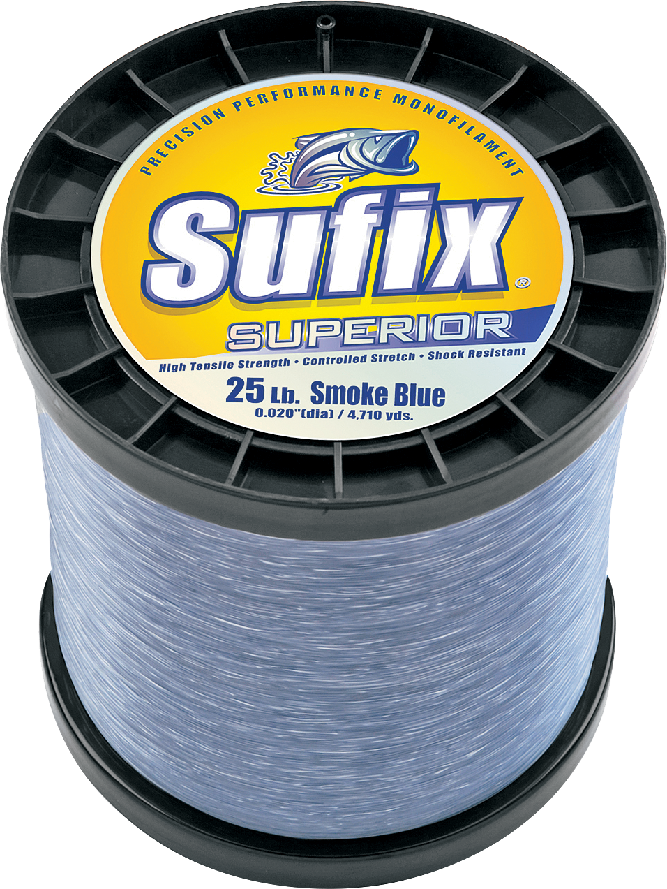 Image of Sufix Superior Fishing Line Bulk Spool - Smoke Blue - 9440 Yards - 25 Lb. Test