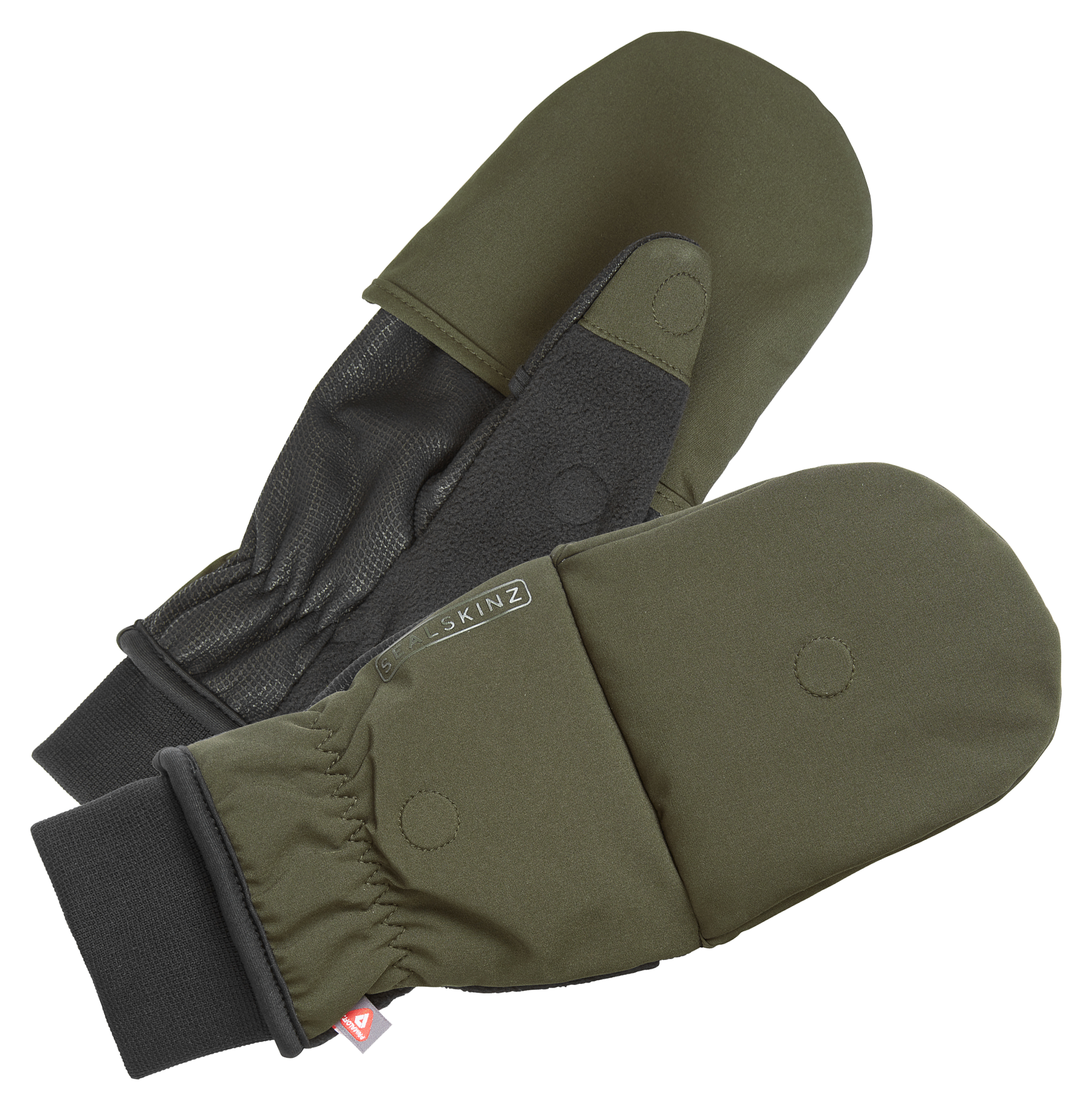 Image of Sealskinz Walpole Weather Convertible Mitt - Olive