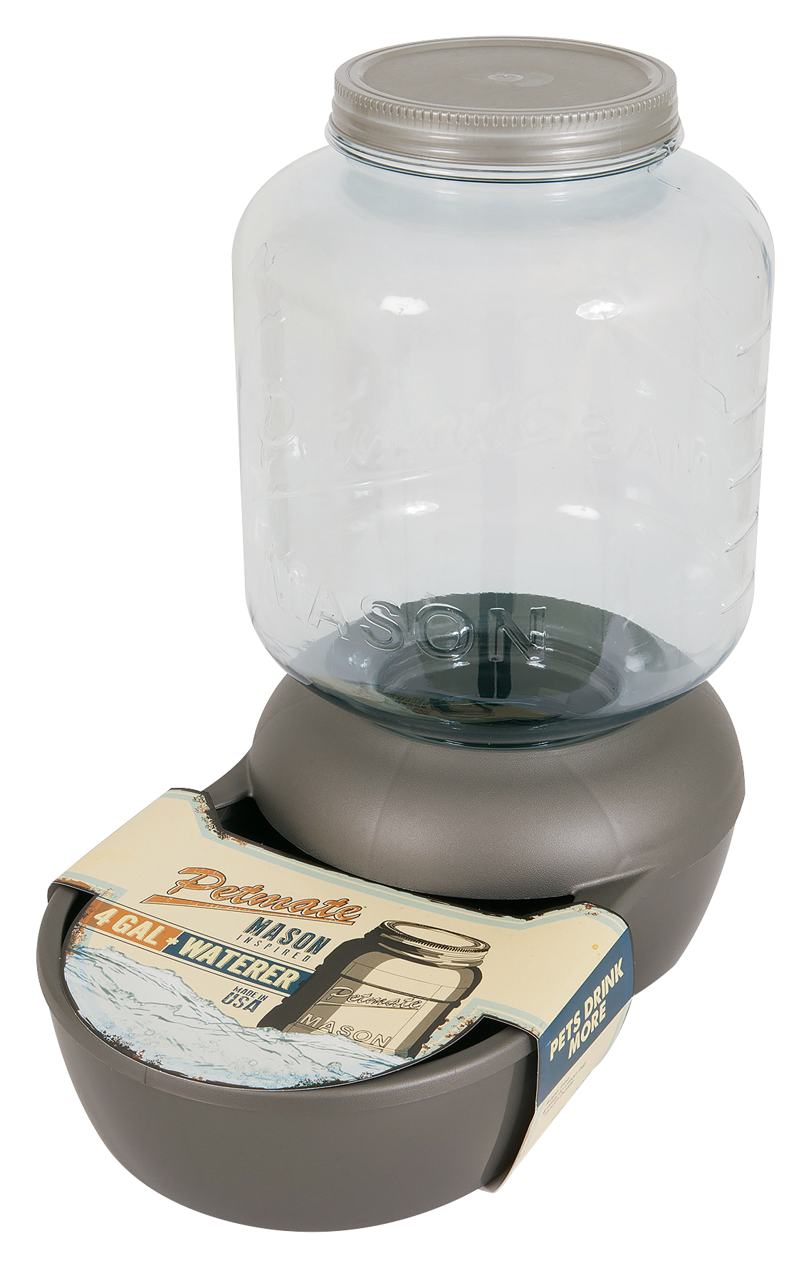 Petmate Mason Jar Gravity Pet Water Bowl System | Bass Pro Shops