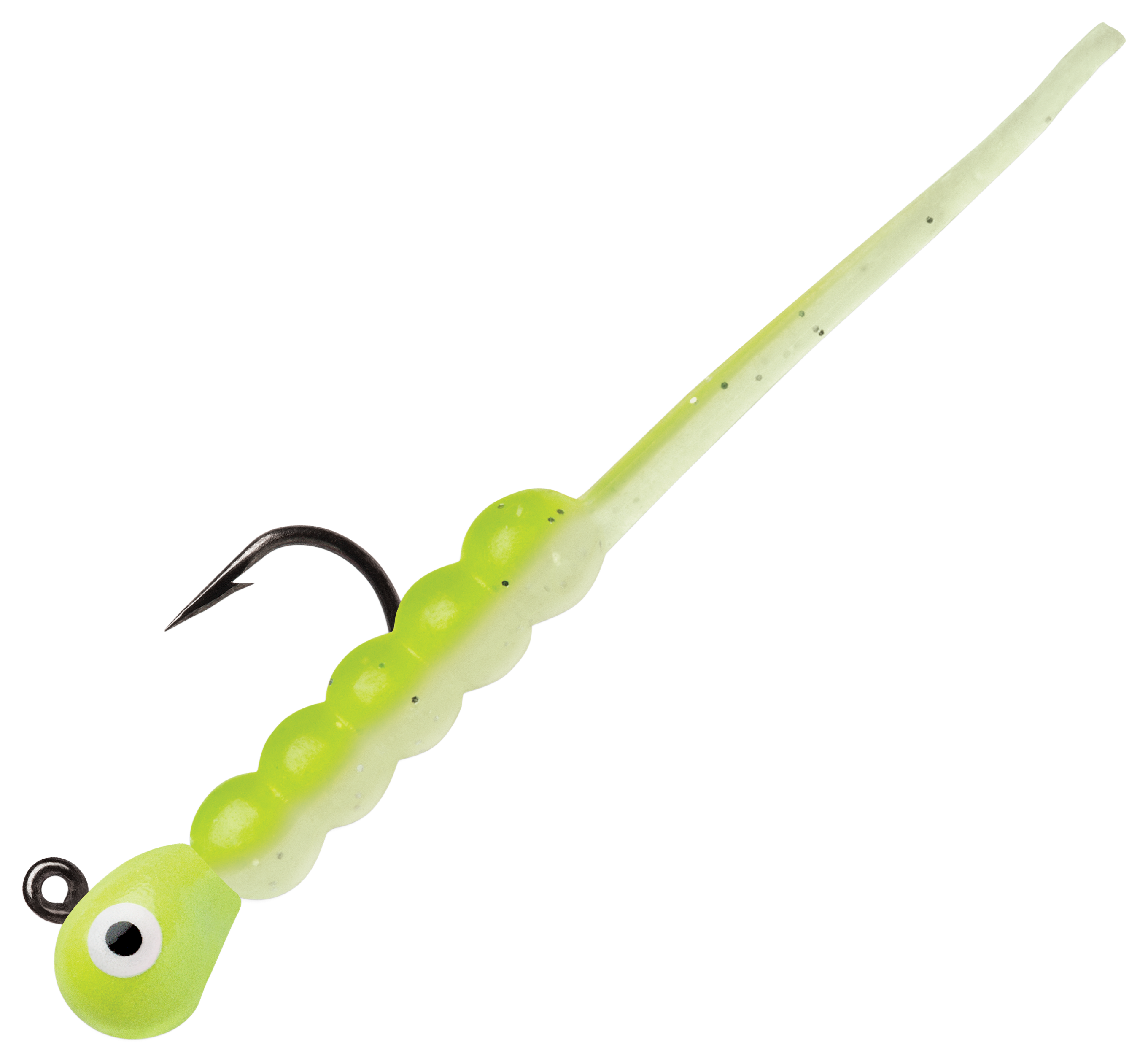 Image of VMC Tungsten Wax Tail Jig - #8 - Glow Chartreuse