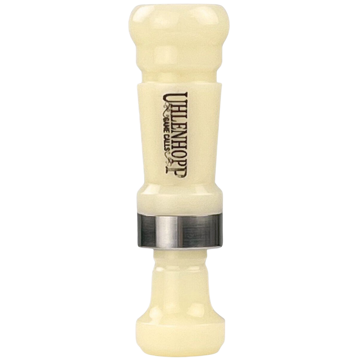 Uhlenhopp S Variant Cutdown (Short Barrel) Single Reed Duck Call - Ivory - Uhlenhopp Game Calls