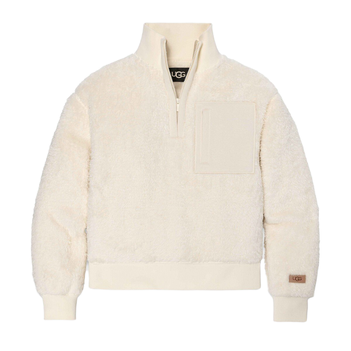 Image of Ugg Janeann Half-Zip Pullover - Cream - 2XL