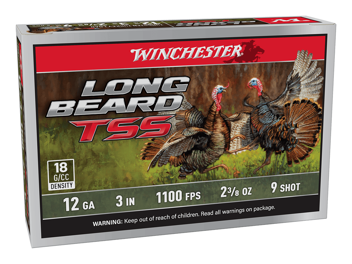 Winchester Long Beard TSS Shotshells - 12 Gauge - #9 Shot - 3″ - 5 Rounds - Winchester