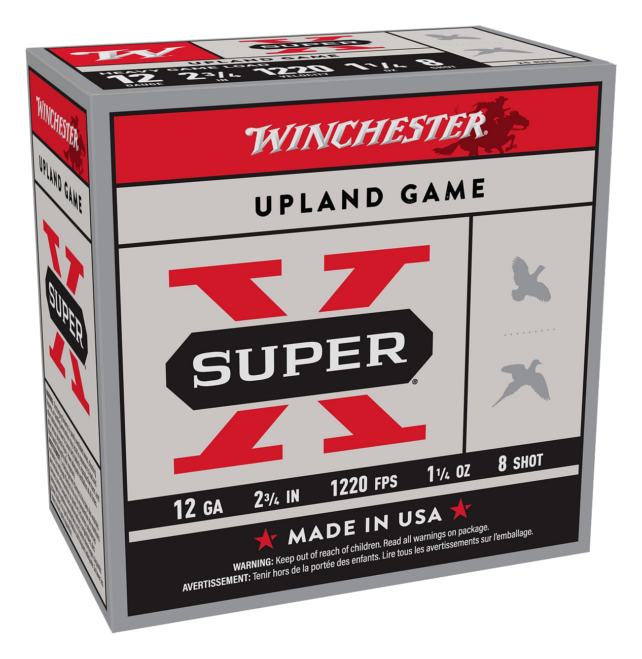 Image of "Winchester Super-X 12-Ga. 2-3/4"" 1-1/4 oz. Shotshells - #8 - 250 Rounds"