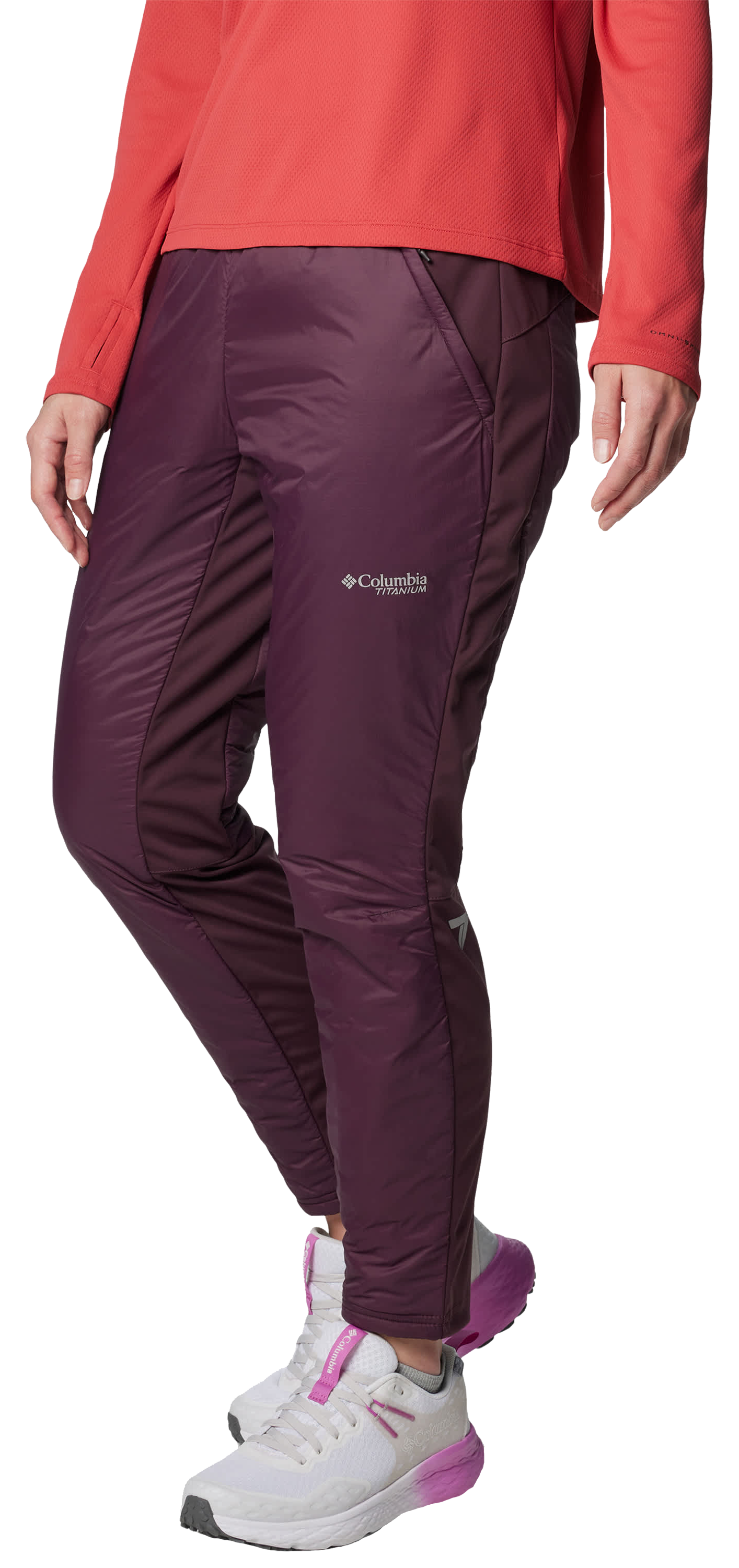 Image of Columbia Silver Leaf Insulated Hybrid Pants for Ladies - Moonvista - M - Short