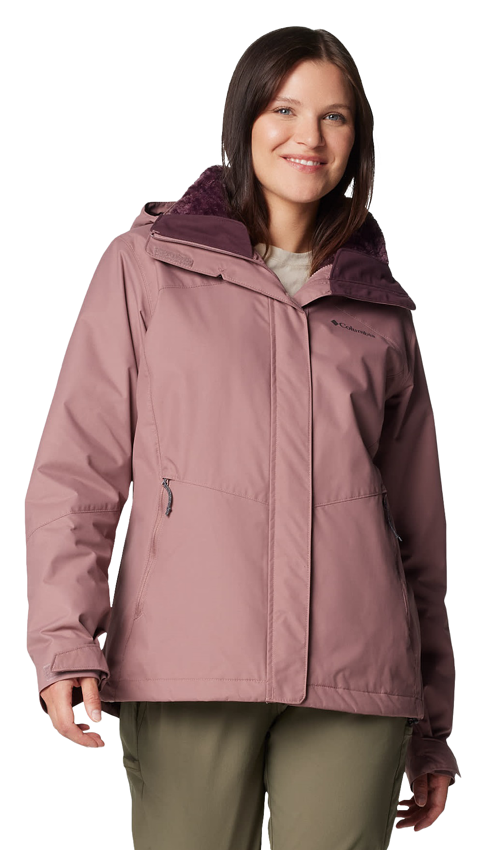 Image of Columbia Bugaboo III Fleece Interchange Jacket for Ladies - Fig - L