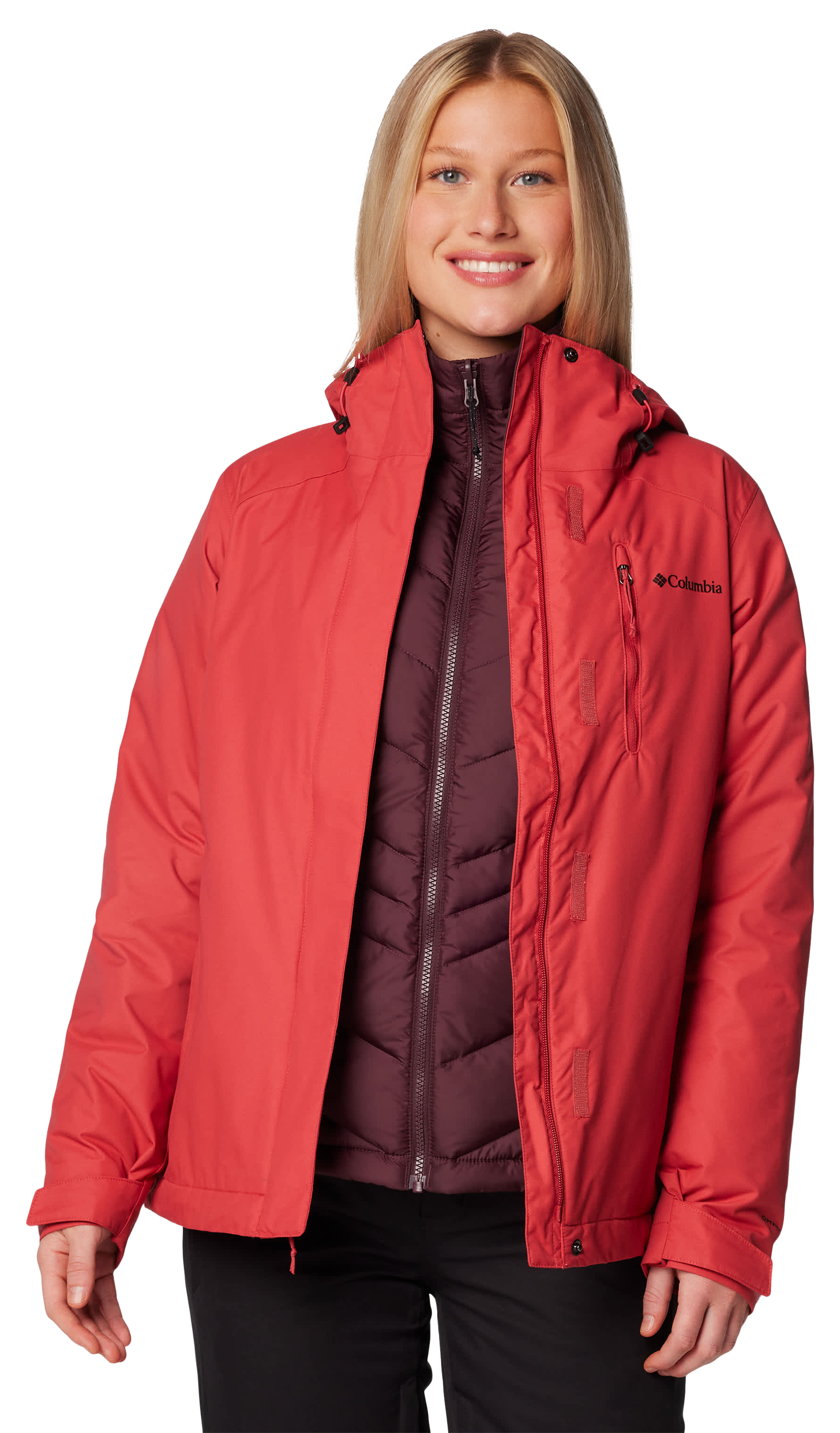 Image of Columbia Whirlibird V Interchange Jacket for Ladies - Daredevil - L