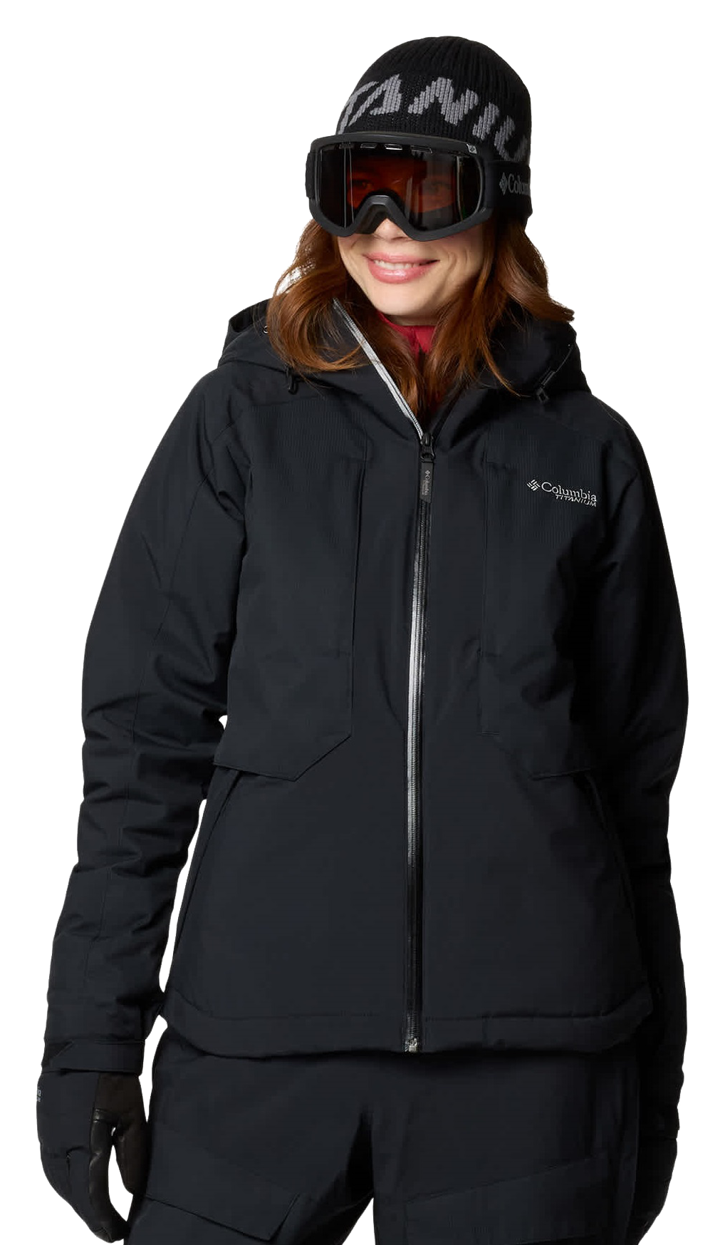 Image of Columbia Highland Summit II Insulated Hooded Jacket for Ladies - Black - S