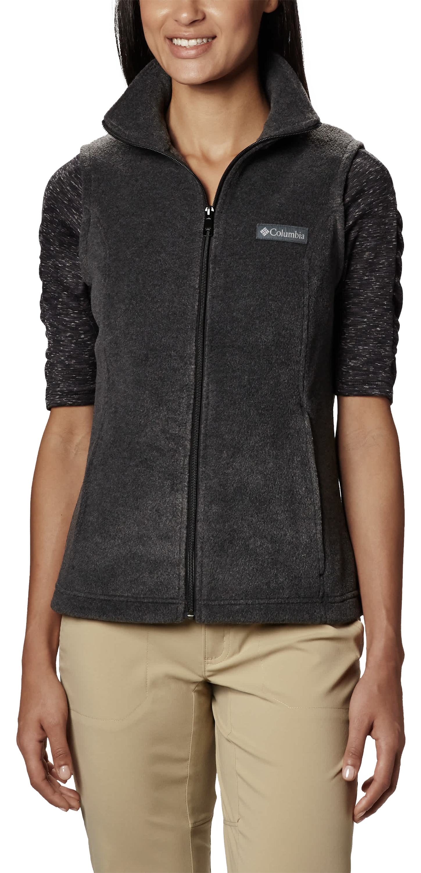 Image of Columbia Benton Springs Vest - Charcoal Heather