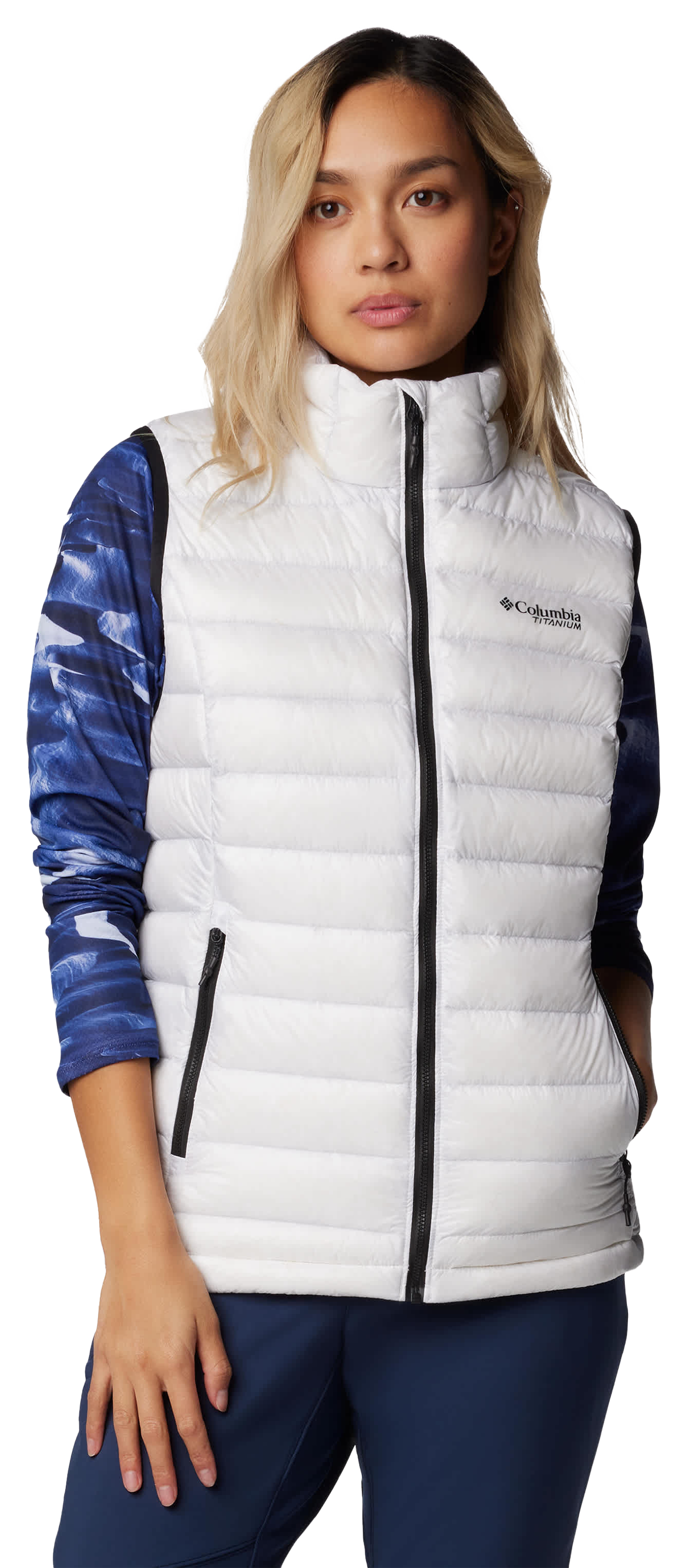 Columbia Arctic Crest Down Vest for Ladies - White