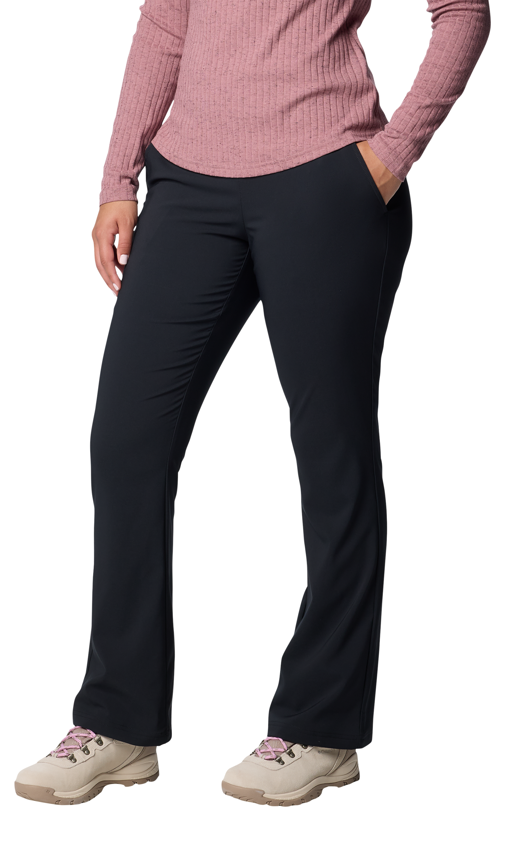Image of Columbia All Seasons Bootcut Pants for Ladies - Black - L - Long