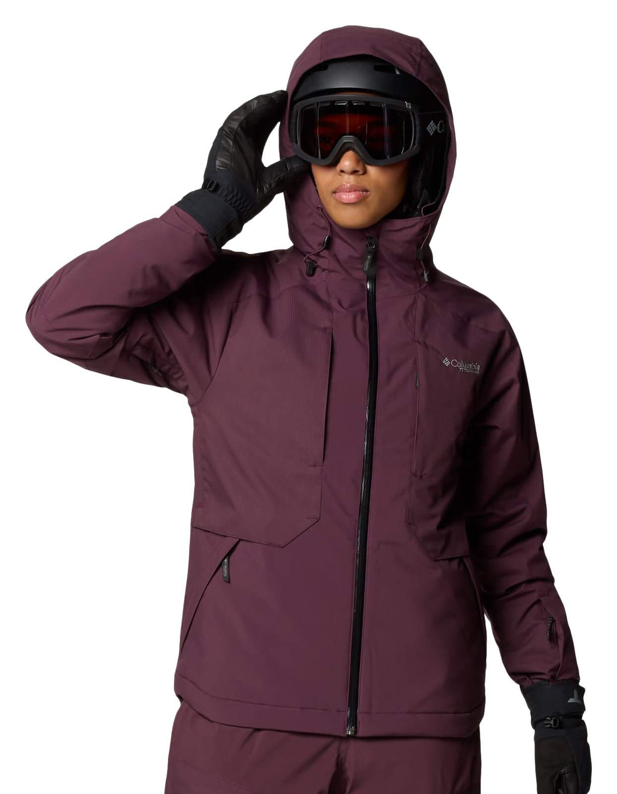 Image of Columbia Highland Summit II Insulated Hooded Jacket for Ladies - Moonvista - XL