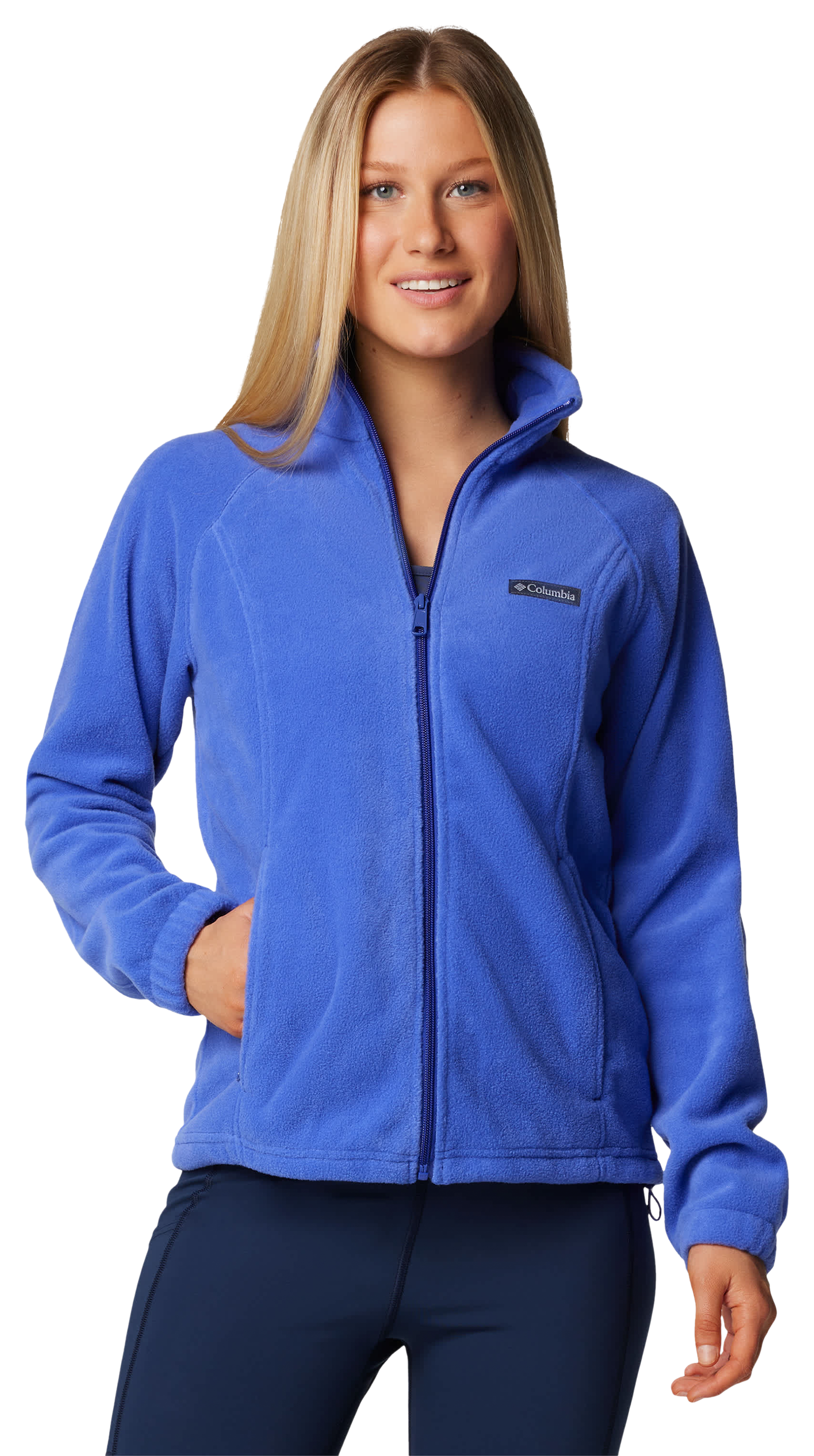 Image of Columbia Benton Springs Full-Zip Fleece Jacket - Clematis Blue - XXL