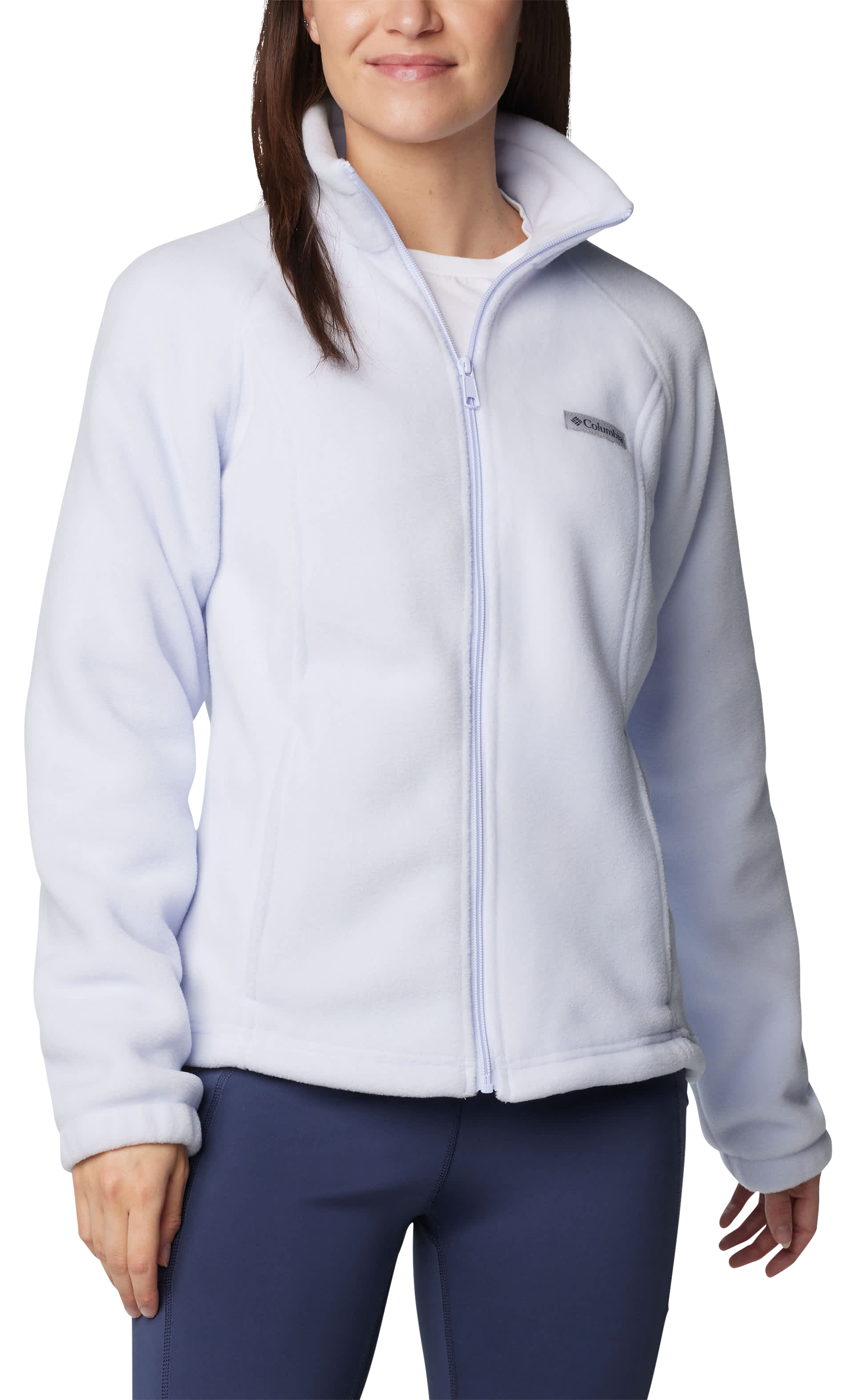 Image of Columbia Benton Springs Full-Zip Fleece Jacket for Ladies - Snowdrift - XS