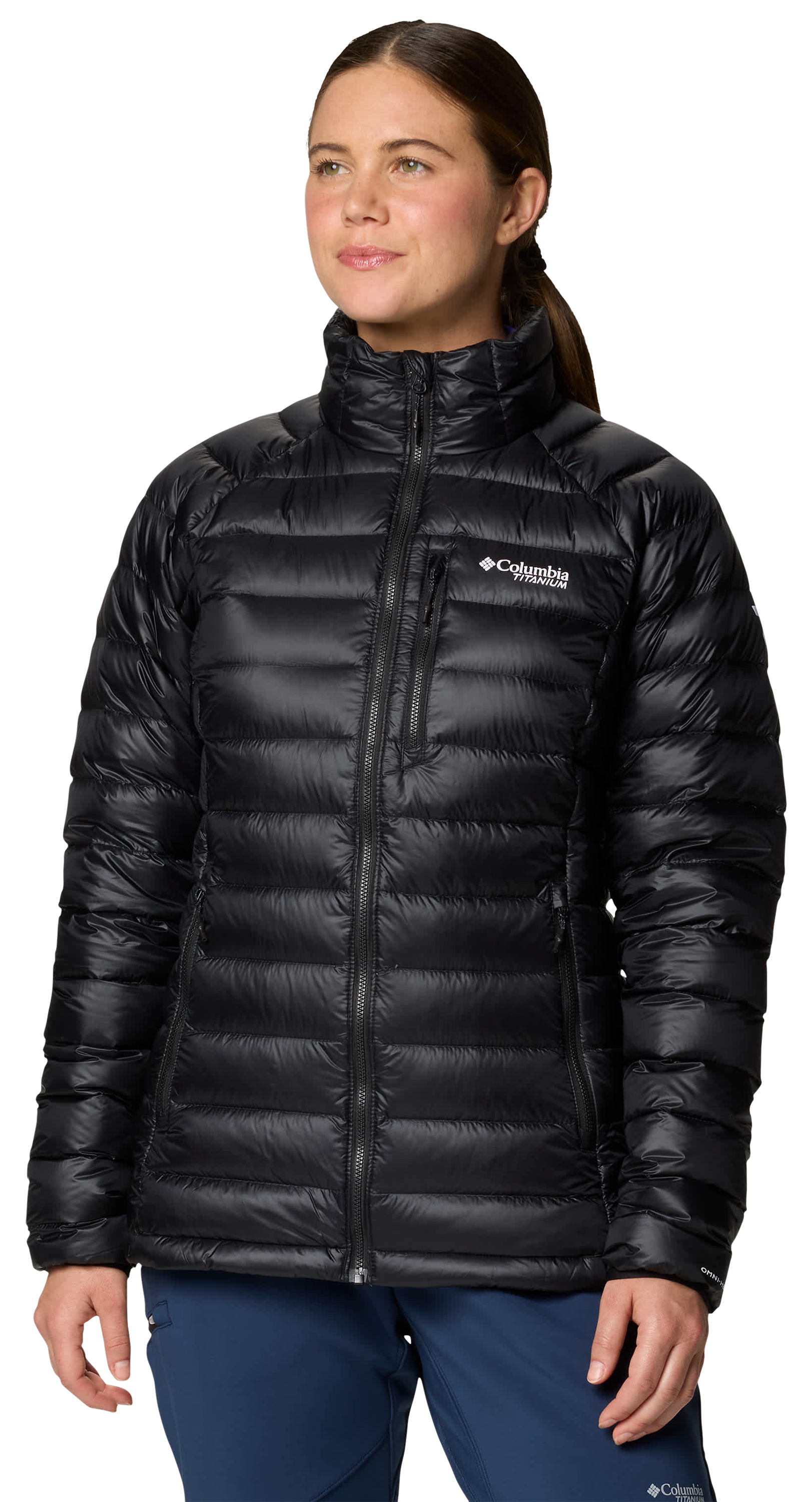 Image of Columbia Arctic Crest Down Jacket for Ladies - Black - L