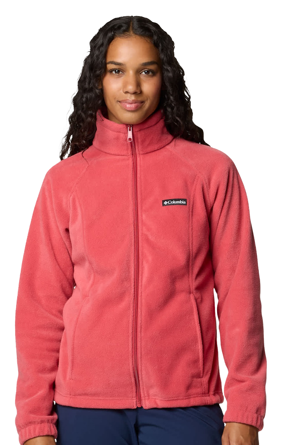 Image of Columbia Benton Springs Full-Zip Fleece Jacket for Ladies - Daredevil - XXL