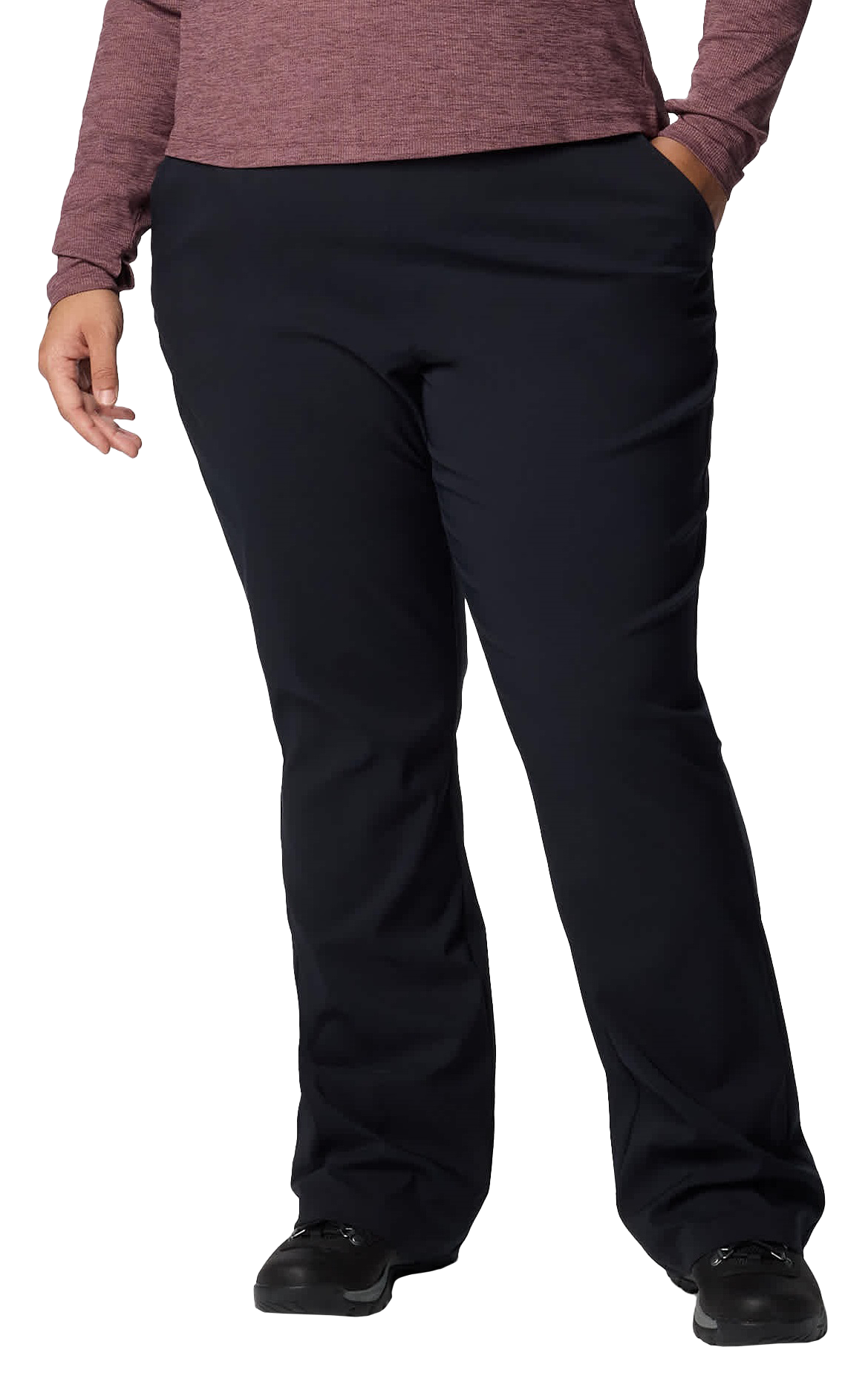 Image of Columbia All Seasons Bootcut Pants for Ladies - Black - 1X - Regular