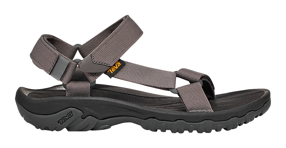 Image of Teva Hurricane 4 Sport Sandals for Men - Dark Shadow/Dark Gull Grey