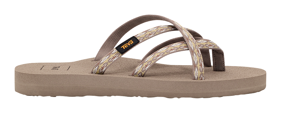 Image of Teva Olowahu Slip-On Sandals for Women - Kaleid/Neutral