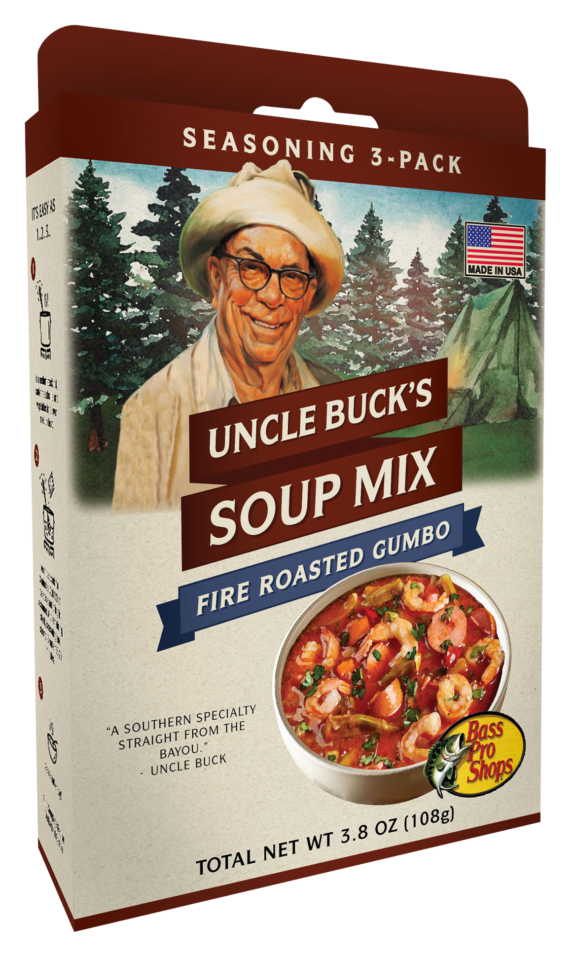 Image of Bass Pro Shops Uncle Buck's Fire-Roasted Gumbo Soup Mix