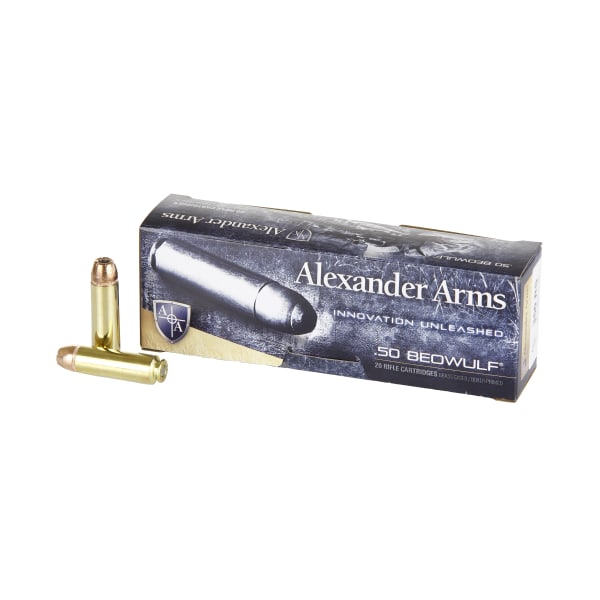 Alexander Arms .50 Beowulf 350 Grain Ammo