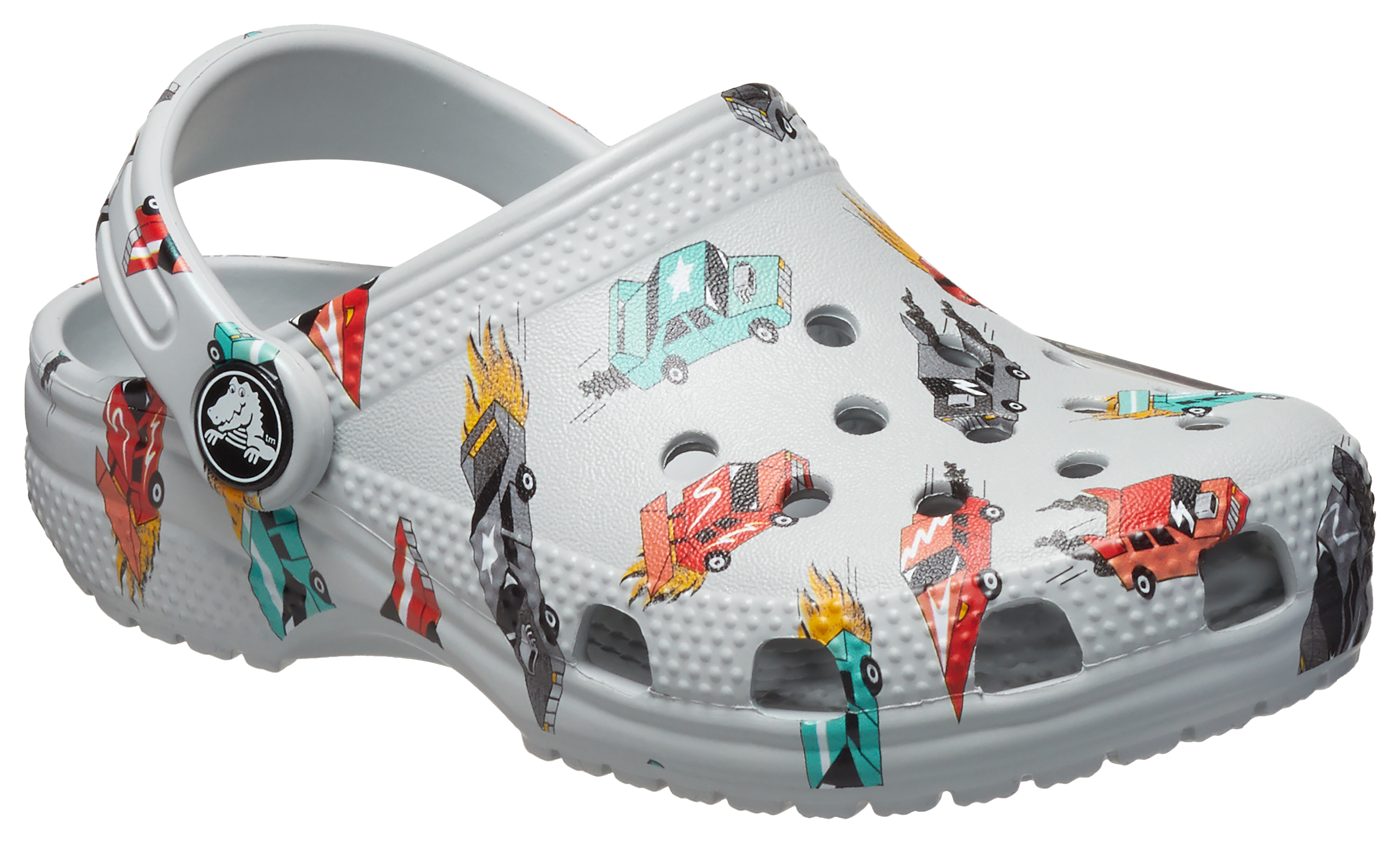 CROCS Classic Race Car Clogs for Toddlers