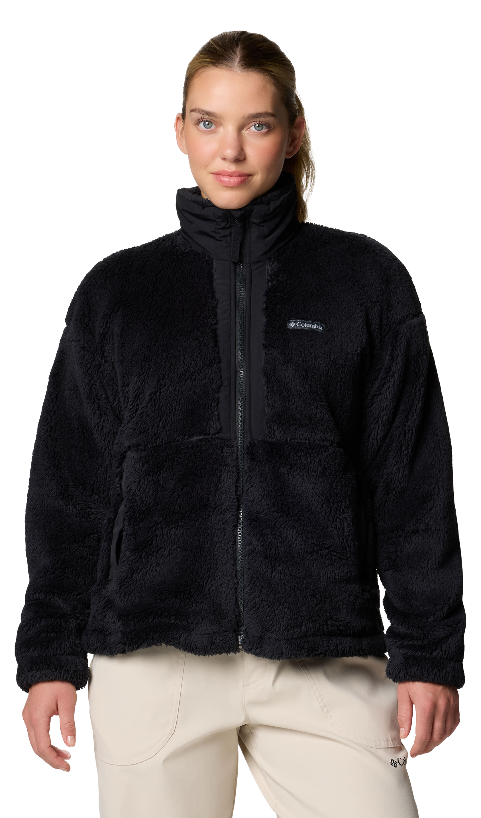 Image of Columbia Boundless Discovery II Sherpa Full-Zip Jacket for Ladies - Black