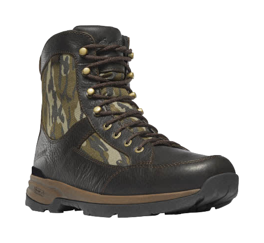 Image of Danner Recurve Waterproof Hunting Boots for Men - Mossy Oak Bottomland - 7.5M